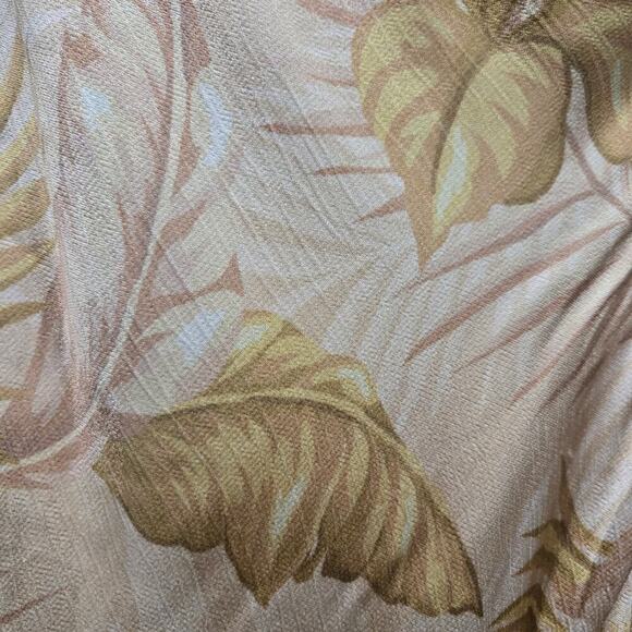 Bec + Bridge Dusty Palms Maxi Dress Size US 4 Small Tan Gold Cowl Slip NEW - Picture 7 of 9